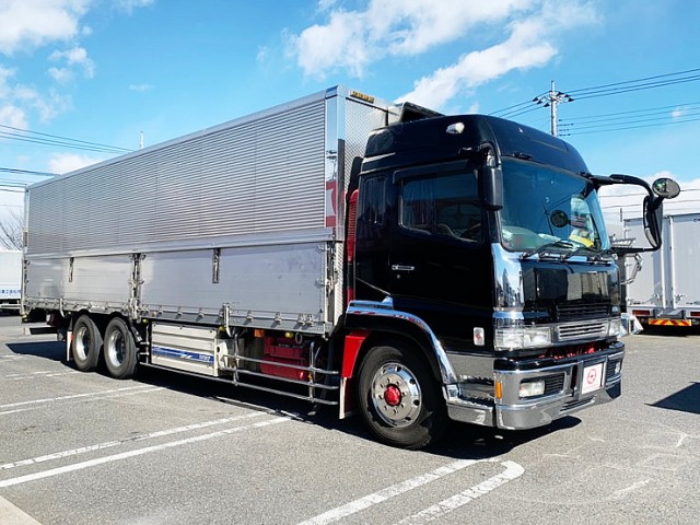 【568】ふそう　スーパーグレート　冷凍ウィング　キーストン床　サブエンジン