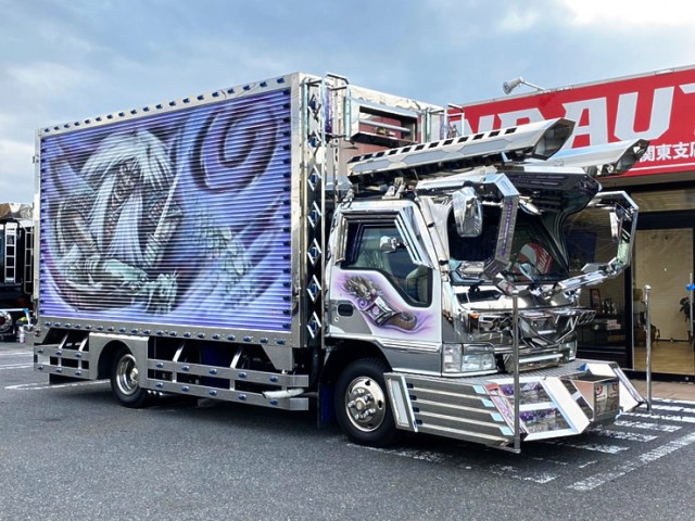 【573】いすゞ　エルフ　デコトラ　マニ割り済