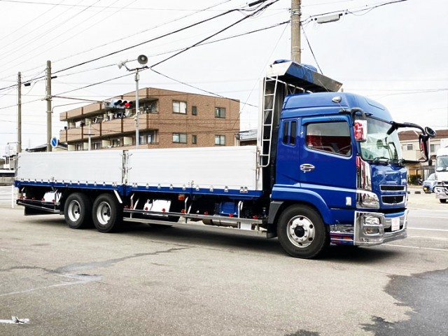 【579】ふそう　スーパーグレート　ハイルーフ　10輪　平ボディ　鉄床