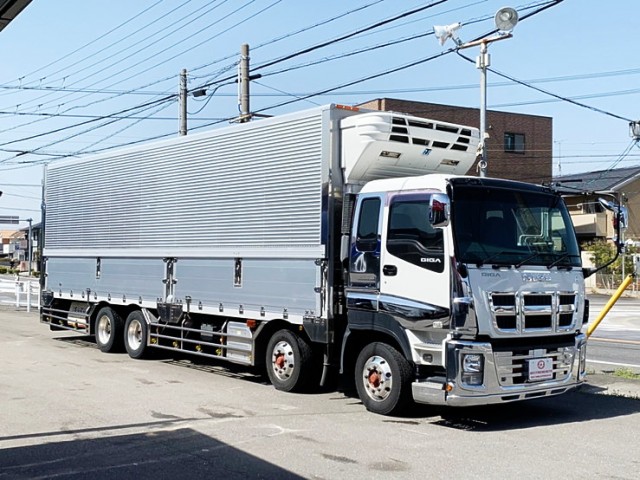 【587】いすゞ　ギガ　冷凍ウィング　直結　サーモキング　冷凍機