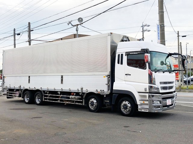 【504】三菱ふそうスーパーグレート　低床　アルミウイング　ハイルーフ　総輪エアサス