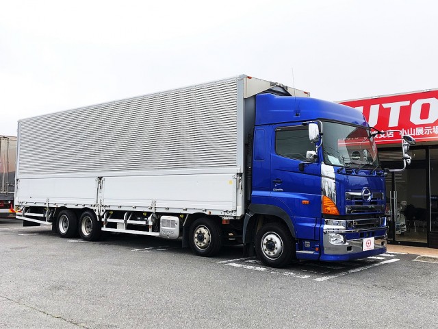 【340】日野プロフィア 低床 アルミウイング ハイルーフ リアエアサス