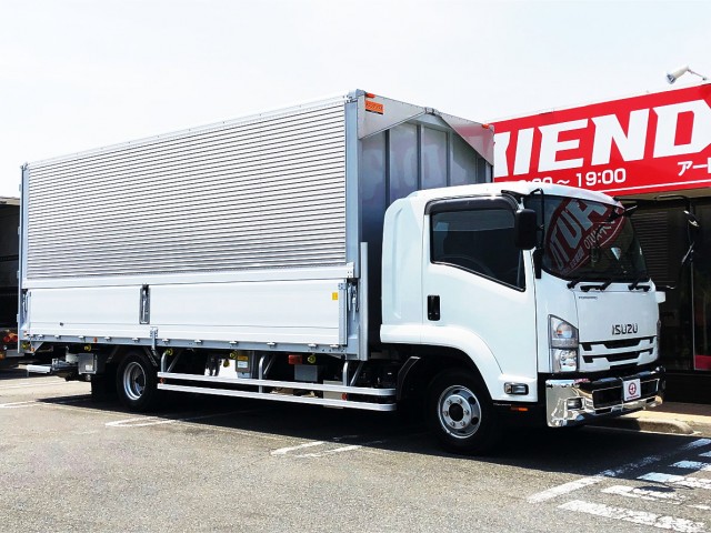 【398】いすゞ　フォワード　ウィング　エアサス　6200フルワイド　ゲート付