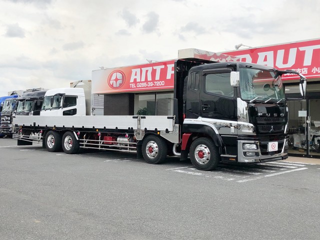 【419】ふそう　スーパーグレート　平アルミブロック　総輪エアサス