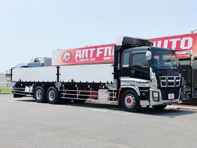 【465】いすゞ　ギガ　10輪　平ボデー　アルミブロック　後輪エアサス