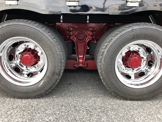 【315】いすゞギガ　低床　アルミブロック　平ボデー　リヤエアサス