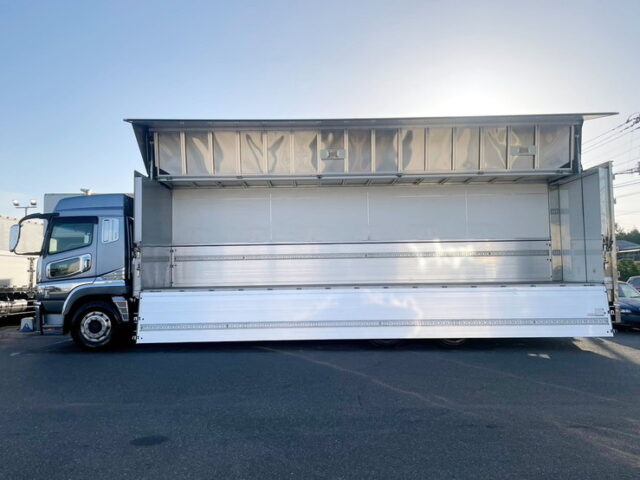 三菱ふそう　スーパーグレート　ハイルーフ　ウィング　顔面メッキ　融雪仕様