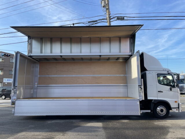 日野　17レンジャー　ウィング　6200ワイド　後輪エアサス　格納ゲート付　240馬力