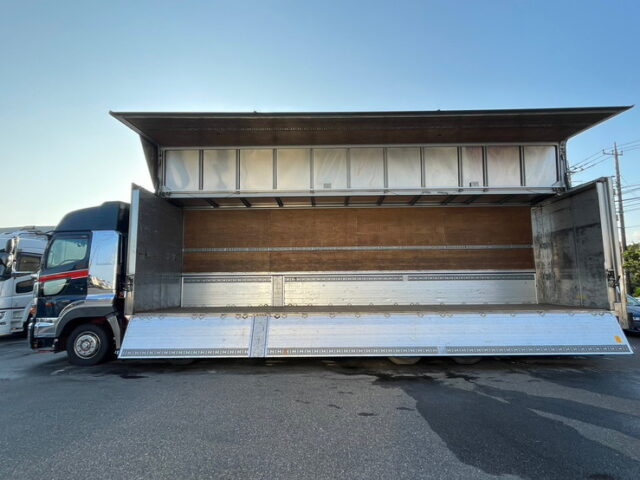 【1563】H23　プロフィア　ハイルーフ　架装多数　ボディー枠オールステンレス　メッキホイール