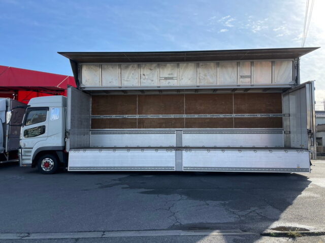 【1633】H25　スーパーグレート　ハイルーフ　ウィング　リア門口ステンレス　メッキ多数　アルミホイール