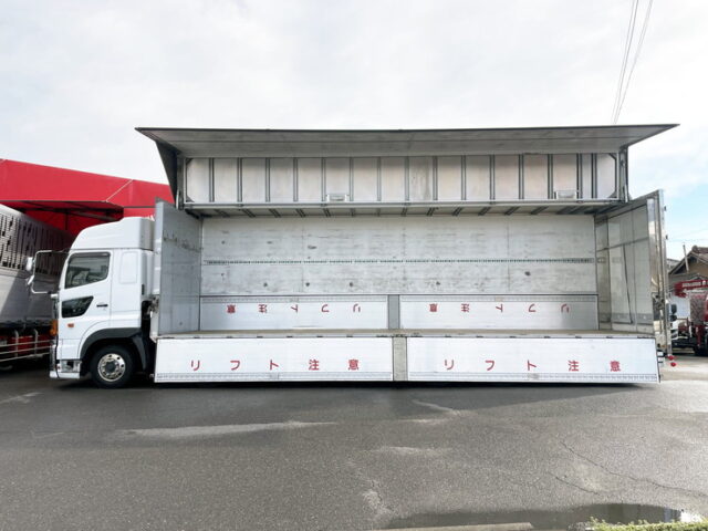 日野　プロフィア　ハイルーフ　ウィング　総輪エアサス　プロシフト　リア門口ステンレス　380馬力