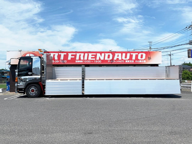 【641】日野　グラプロ　高床　造り　平ボデーアルミブロック　エアサス　7速