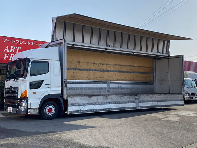 【790】H23　プロフィア　ウィング　エアサス　床鉄板　ラッシングレール3段