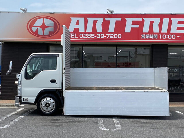 【840】H22　エルフ　標準幅　10尺　造りボデー　アルミ平