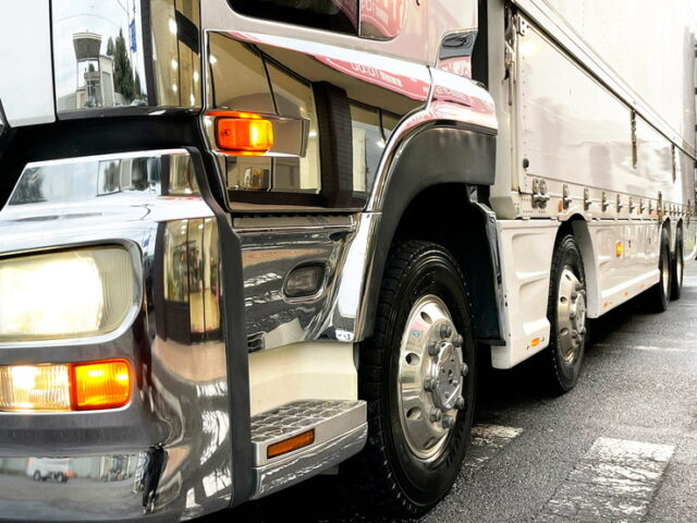 【963】H20　クオン　ハイルーフ　ウィング　総輪エアサス　エアロ付　委託販売