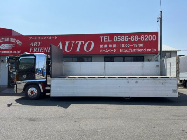 【1104】H25　レンジャープロ　増トン　平ボデーアルミB　6200　セミワイド　90アオリ　ステンレス多数