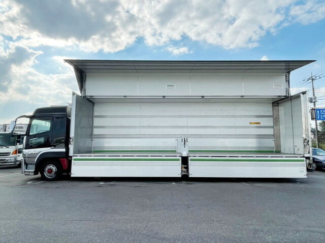 【954】H22　スーパーグレート　ハイルーフ　ウィング　総輪エアサス　パレットローラー4列