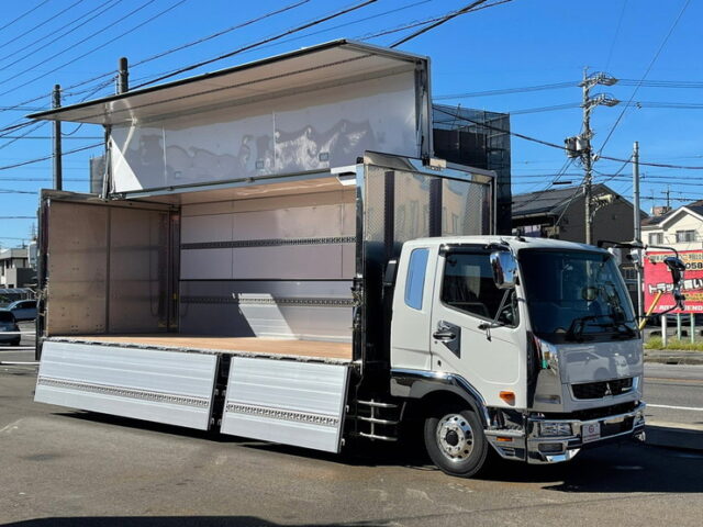 【967】R3　ファイター　冷凍ウィング　造りボディ　6500ワイド　エアサス　格納ゲート　菱重製冷凍機