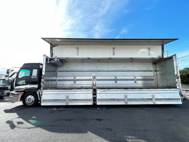 【987】H18　ギガ　ハイルーフ　冷凍ウィング　10輪　造りボディ　1Mアオリ