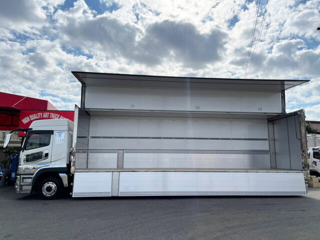 【962】R3　17スーパーグレート　造りボディ　ウィング　フルエアサス　格納ゲート付　ハイルーフ