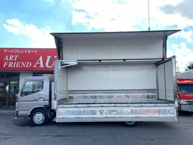 【1007】H19　キャンター　冷凍ウィング　ワイド　超ロング　キーストン床　断熱入　AT