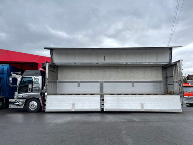 【959】H15　ギガ　ハイルーフ　冷凍ウィング　造りボディ　1M10アオリ