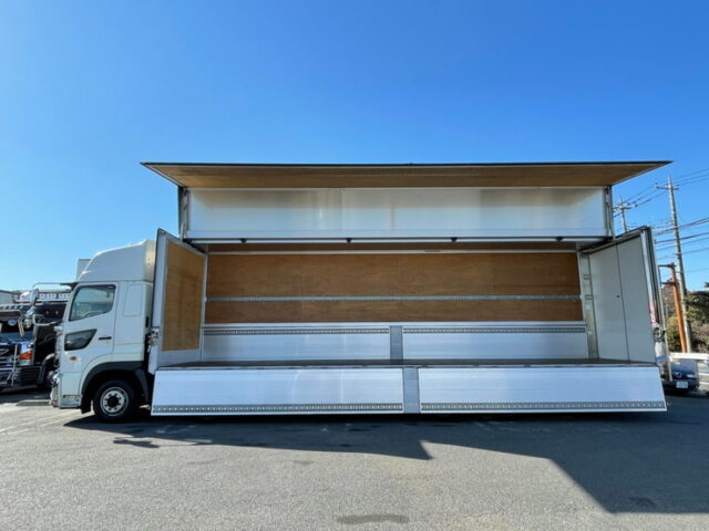 【1075】H29　17プロフィア　ハイルーフ　ウィング　7速MT　門口ステンレス　車検付