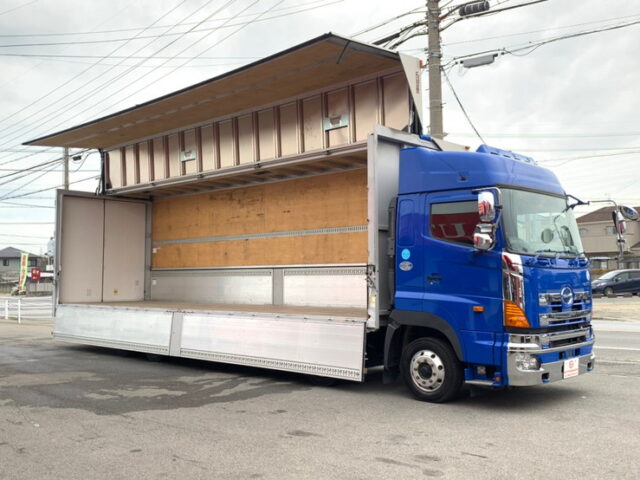 【1118】H28　プロフィア　ハイルーフ　ウィング　4軸　木床　アルミホイール