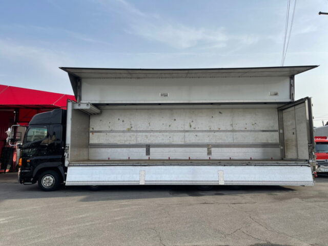 【1046】H23　プロフィア　ハイルーフ　冷凍ウィング　4軸　ステンレス多数