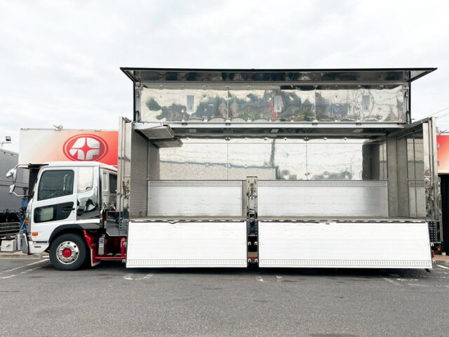 【1147】H27　コンドル　冷凍ウィング　造りボディ　増トン　アルミシマ床