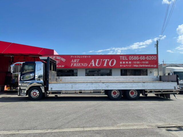 【1135】H26　スーパーグレート　平ボデーアルミB　2デフ　7速　420馬力　ステンレス多数