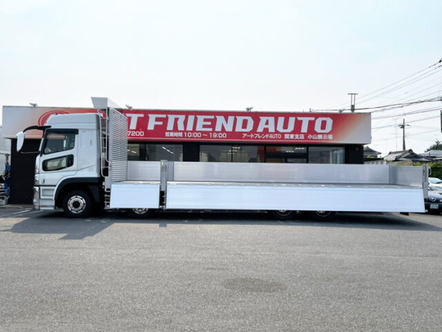 【1173】R3　17スーパーグレート　プレミアムライン　ハイルーフ　平ボデーアルミB　エアサス　未使用車