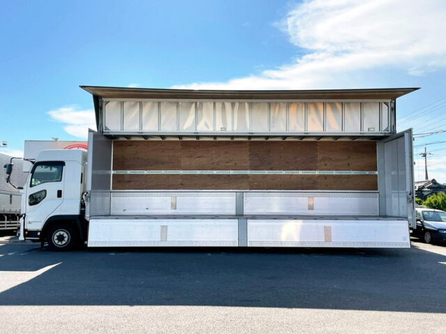 【1141】R1　ギガ　ハイルーフ　ウィング　7速　380馬力　木床　低走行　