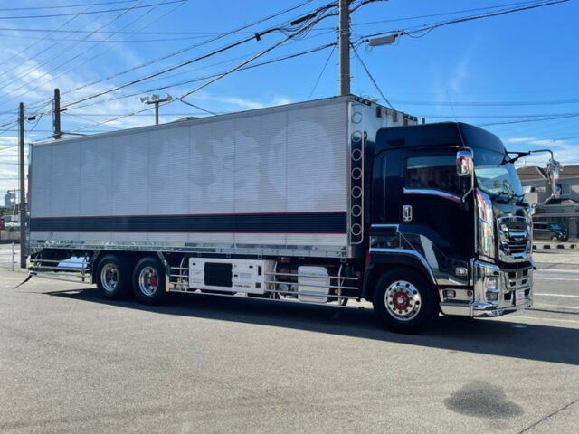 【1240】H29 ギガ ハイルーフ 冷凍バン 10輪 ジョロ4キーストン サブエンジン 7速 380馬力