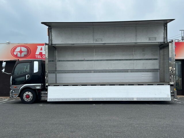 【1235】H25　ファイター　増トン　ウィング　カスタム　ジョロダーレール4列　木床