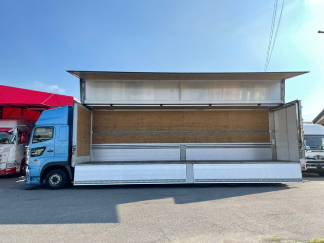 【1217】H29　17プロフィア　ハイルーフ　ウィング　リア門口ステンレス　木床　380馬力