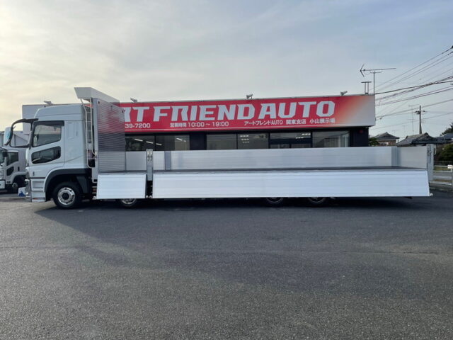 【1337】R4　17スーパーグレート　ハイルーフ　平ボデーアルミB　山田ボディ　未使用　プレミアムライン