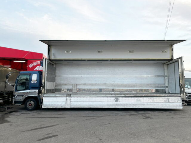 【1327】H22 ギガ 冷凍ウィング スムーサー 床アルミシマ 低温設定 380馬力