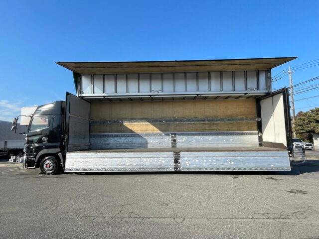 【1328】H24　プロフィア　ハイルーフ　ウィング　格納ゲート　7速MT　メッキホイール