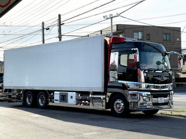 【1412】H30　17スーパーグレート　ハイルーフ　冷凍バン　プレミアムライン　サブエンジン式冷凍機　ジョロ4キーストン