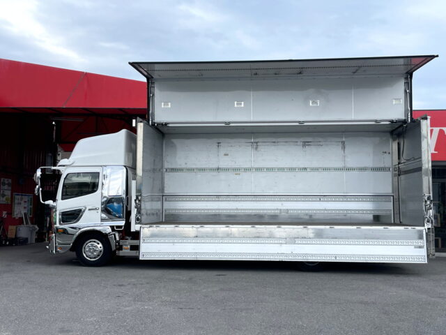 日野　17レンジャー　ハイルーフ　ウィング　架装多数　跳上ゲート　後輪エアサス