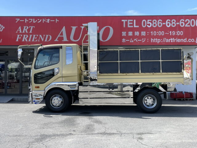 ふそう　ファイター　ダンプ　架装多数　メッキホイール　6発ターボ　240馬力