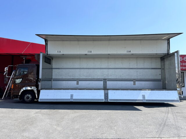 日野　プロフィア　冷凍ウィング　リア門口ステンレス　木床　プロシフト　380馬力