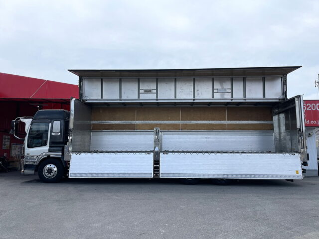 いすゞ　ギガ　ハイルーフ　ウィング　造りボディ　1Mアオリ　ステンレス多数