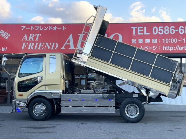 ふそう：ファイター：ダンプ：架装多数：メッキホイール：6発ターボ：240馬力