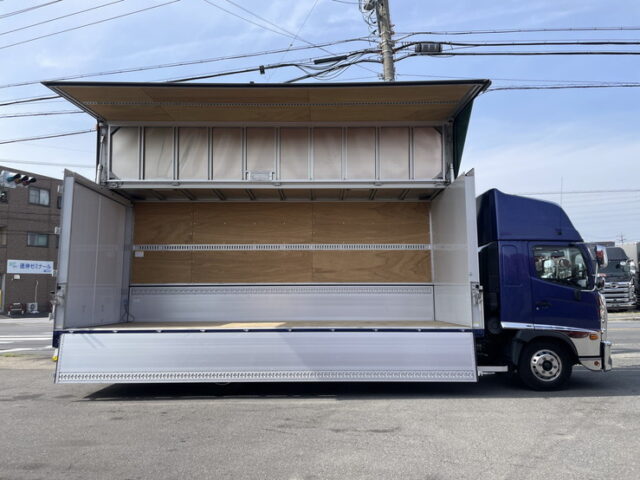 日野：17レンジャー：ハイルーフ：ウィング：6200ワイド：エアサス：格納ゲート