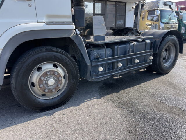 日野：テラヴィ：ハイルーフ：トレーラーヘッド：V8：ツインターボ：エアサス