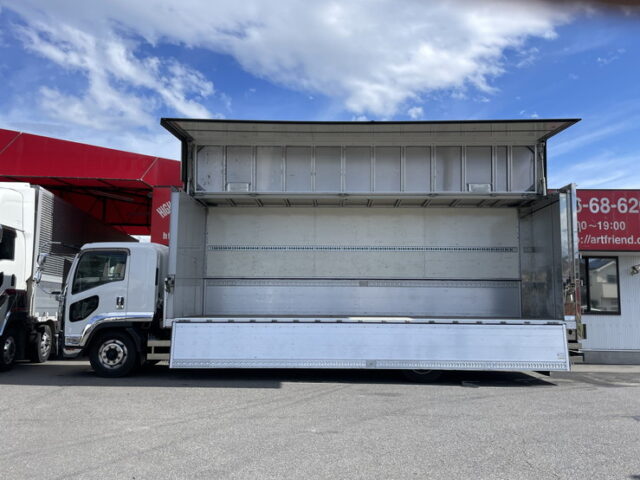 いすゞ：フォワード：増トン：ウィング：7200ボデー：ワイド：6発ターボ