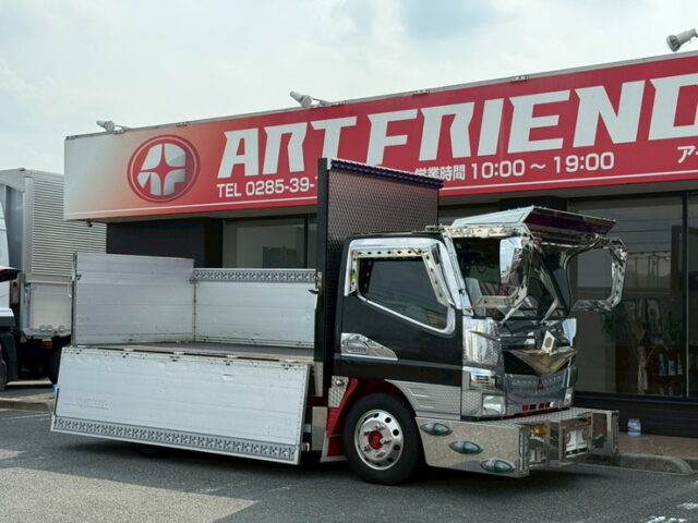 ブルーテックキャンター　平ボデーアルミブロック　架装多数　アルミホイール　標準幅　10尺