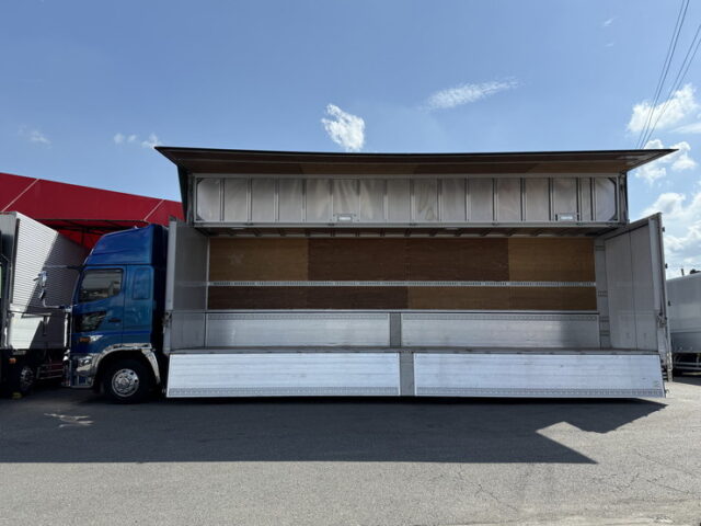 日野：17プロフィア：ハイルーフ：ウィング：メッキ多数：ステンレス多数：プロシフト